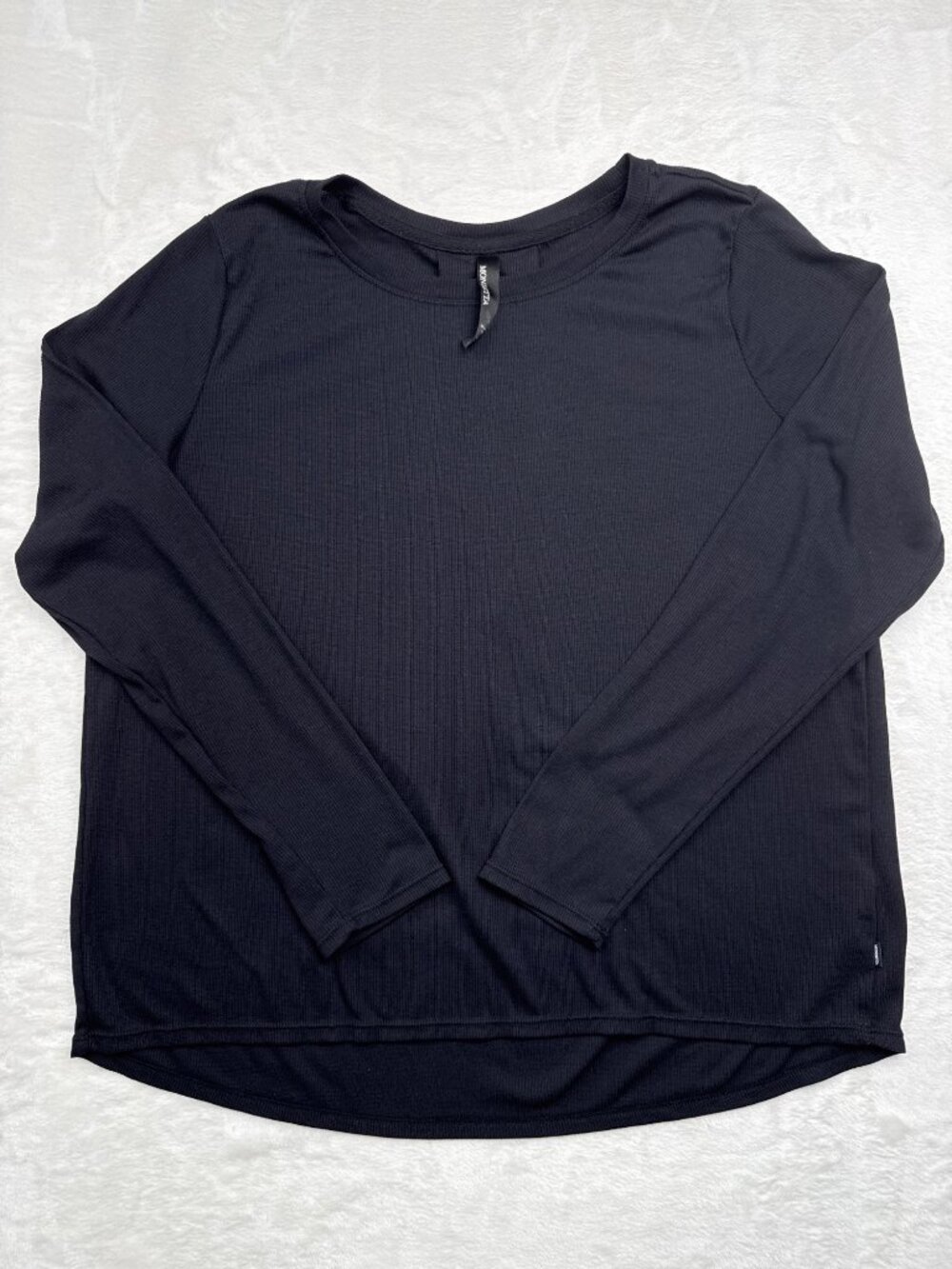 Mondetta Womens Black Long Sleeve Lightweight Top Size L